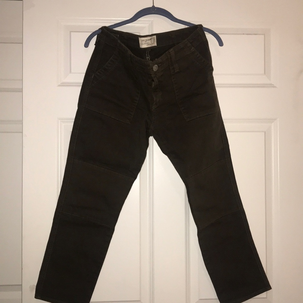 True Religion Army Green Jeans